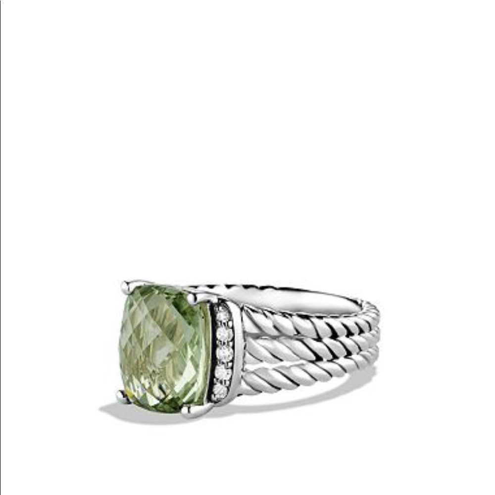 David Yurman Petite Wheaton Ring - Prasiolite